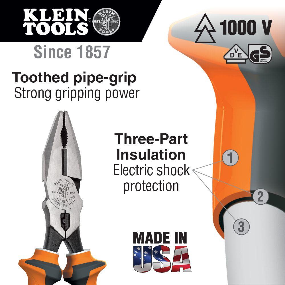 Klein Tools Combination Pliers Insulated - Flockneti