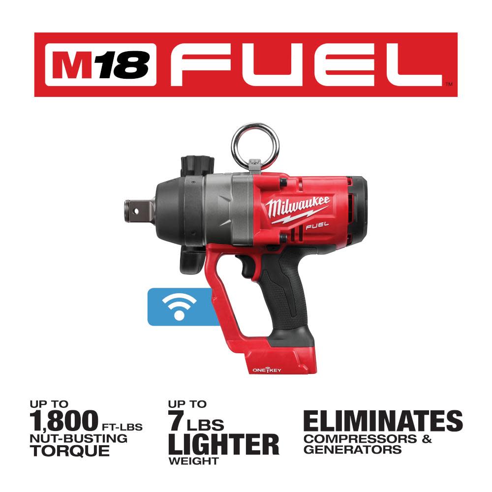 Milwaukee M18 FUEL 1 in. HTIW with ONE-KEY-Reconditioned - Flockneti