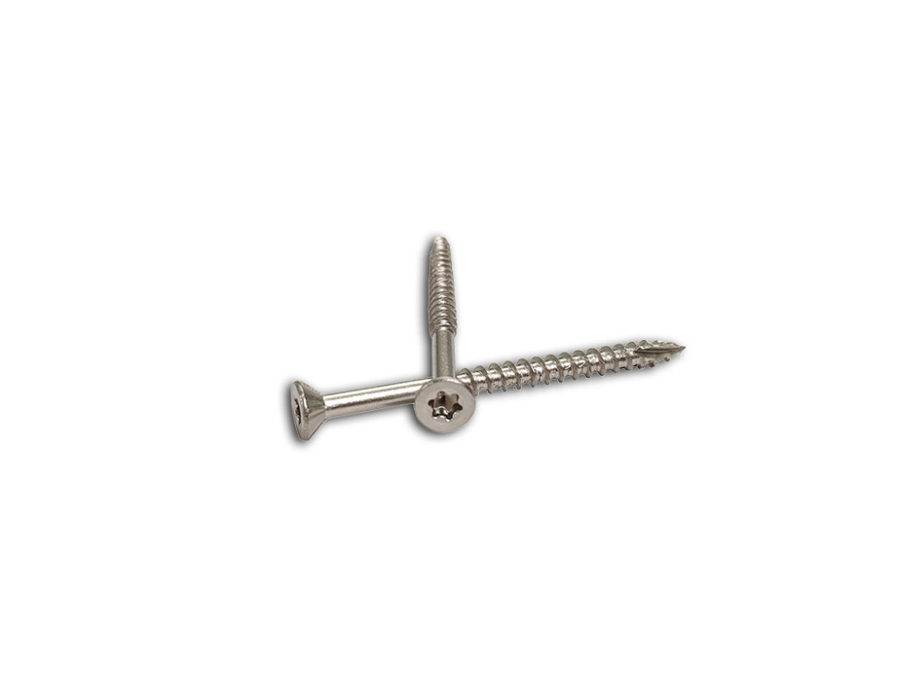 Woodpro Stainless Steel Wood Screws #9 x 2 1/2″ 1lb - Flockneti