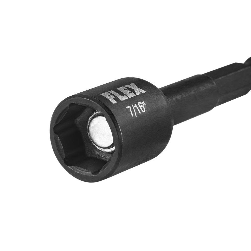 FLEX 2-9/16-In. 4 Pc Impact Magnetic Nut Driver Set - Flockneti