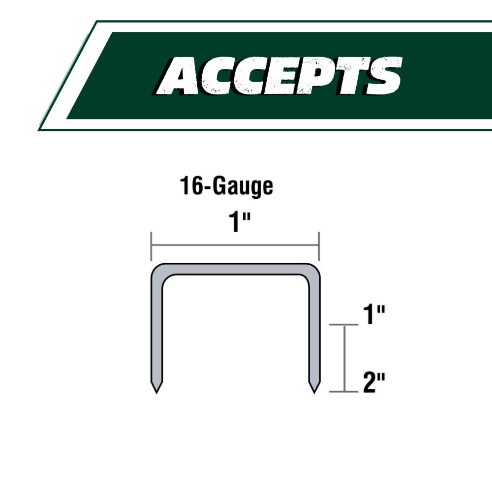 Metabo HPT 1 Inch 16 Gauge Wide Crown Stapler | N5024A2 - Flockneti