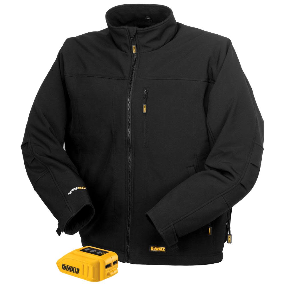 DEWALT Unisex Heated Bare Tool Soft Shell Jacket Black 3X - Flockneti