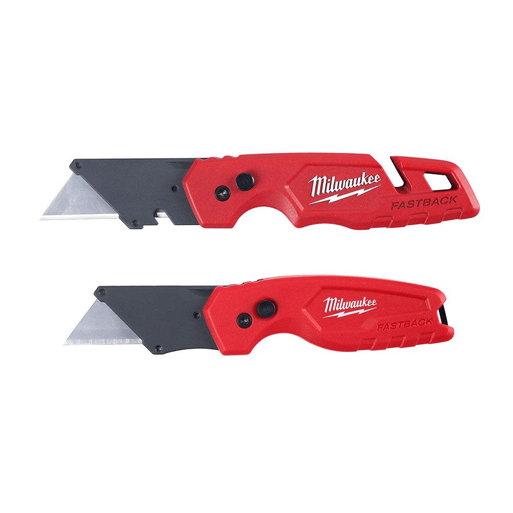 Milwaukee FASTBACK with Storage & FASTBACK Compact Knife Set - Flockneti