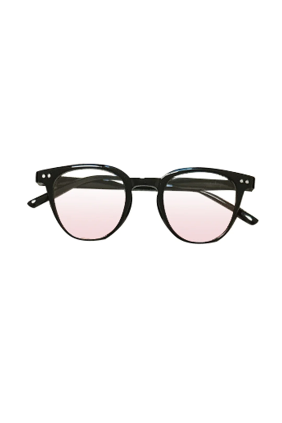 Gradient Blusher Black Frame Sunglass - Flockneti