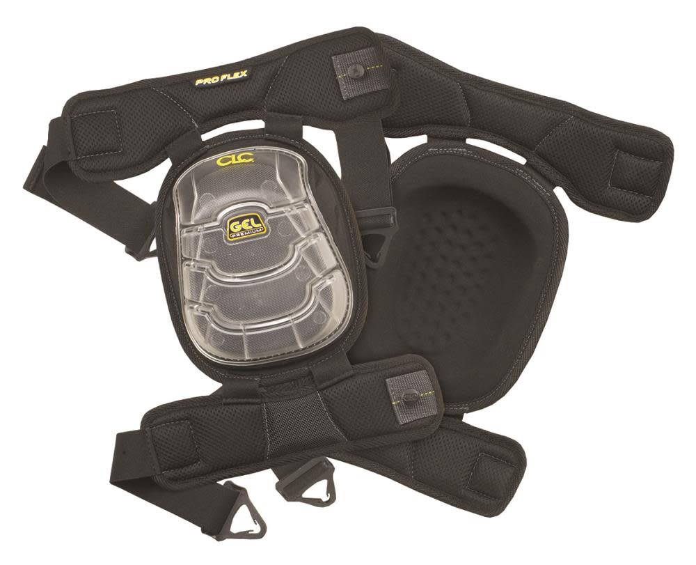 CLC Gel-Tek Stabili-Cap Articulated Kneepads - Flockneti