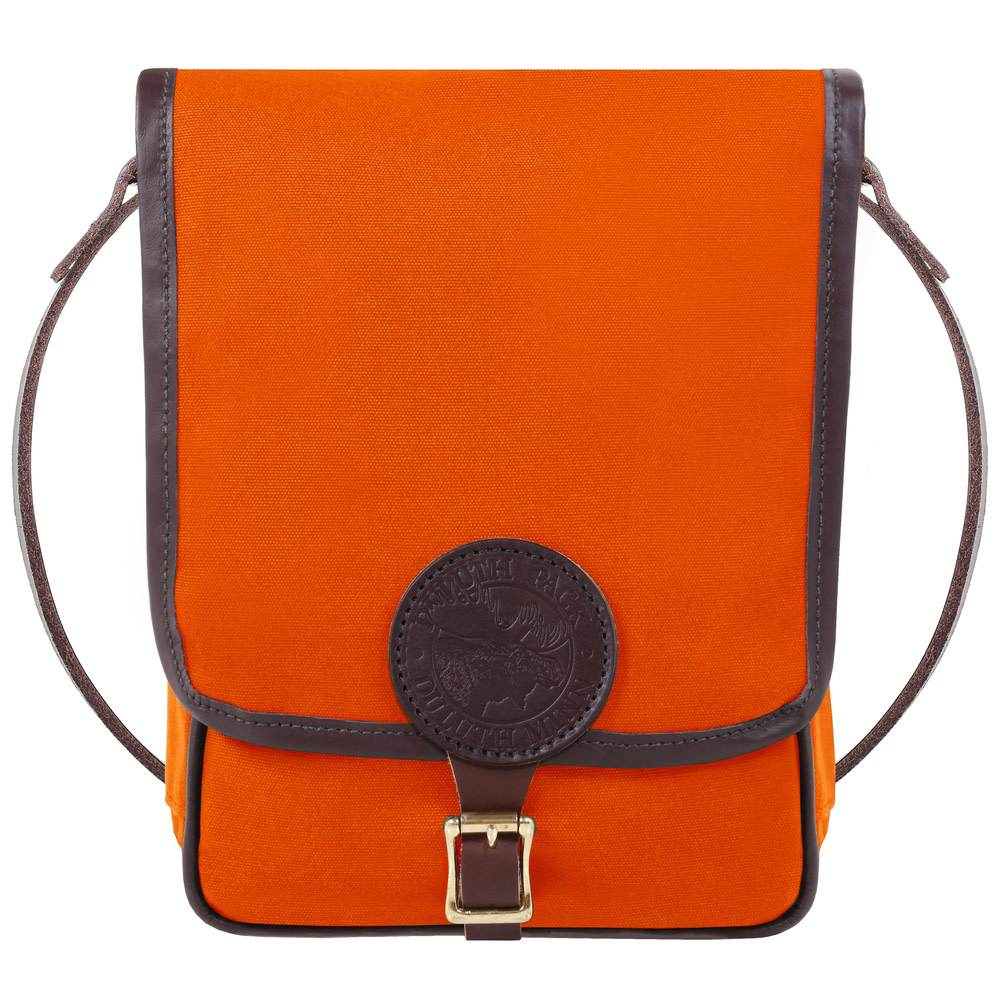 Duluth Pack Haversack with Leather Trim – Hunters Orange - Flockneti
