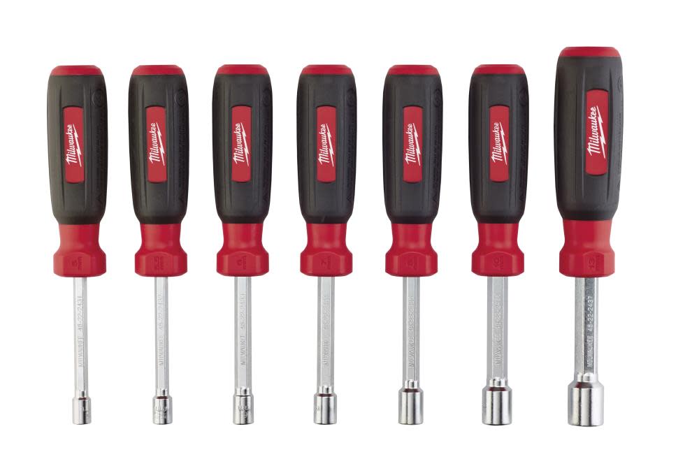Milwaukee 7 pc. Hollow Shaft Metric Nut Driver Set - Flockneti