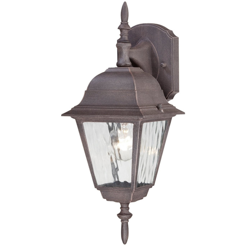 Westinghouse Textured Rust Patina Single Light Wall Lantern - Flockneti