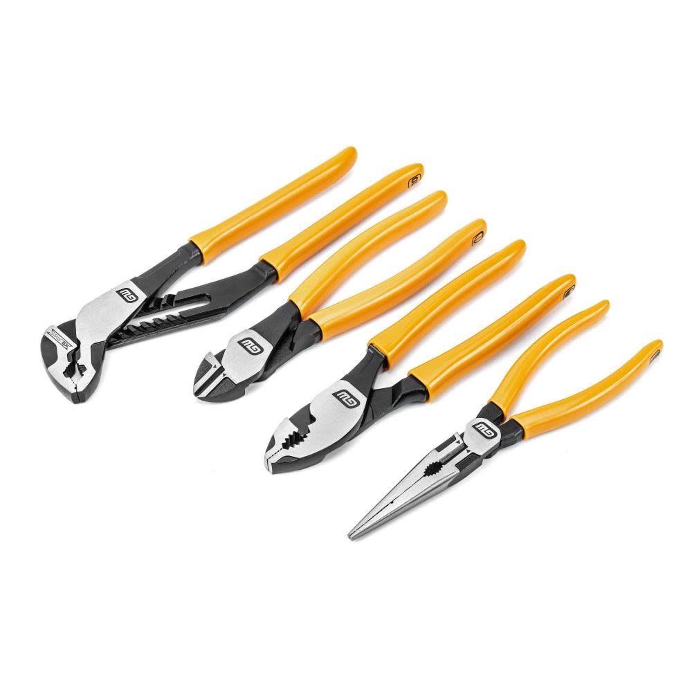 GEARWRENCH Pitbull Dipped Handle Mixed Plier 4 Piece Set - Flockneti