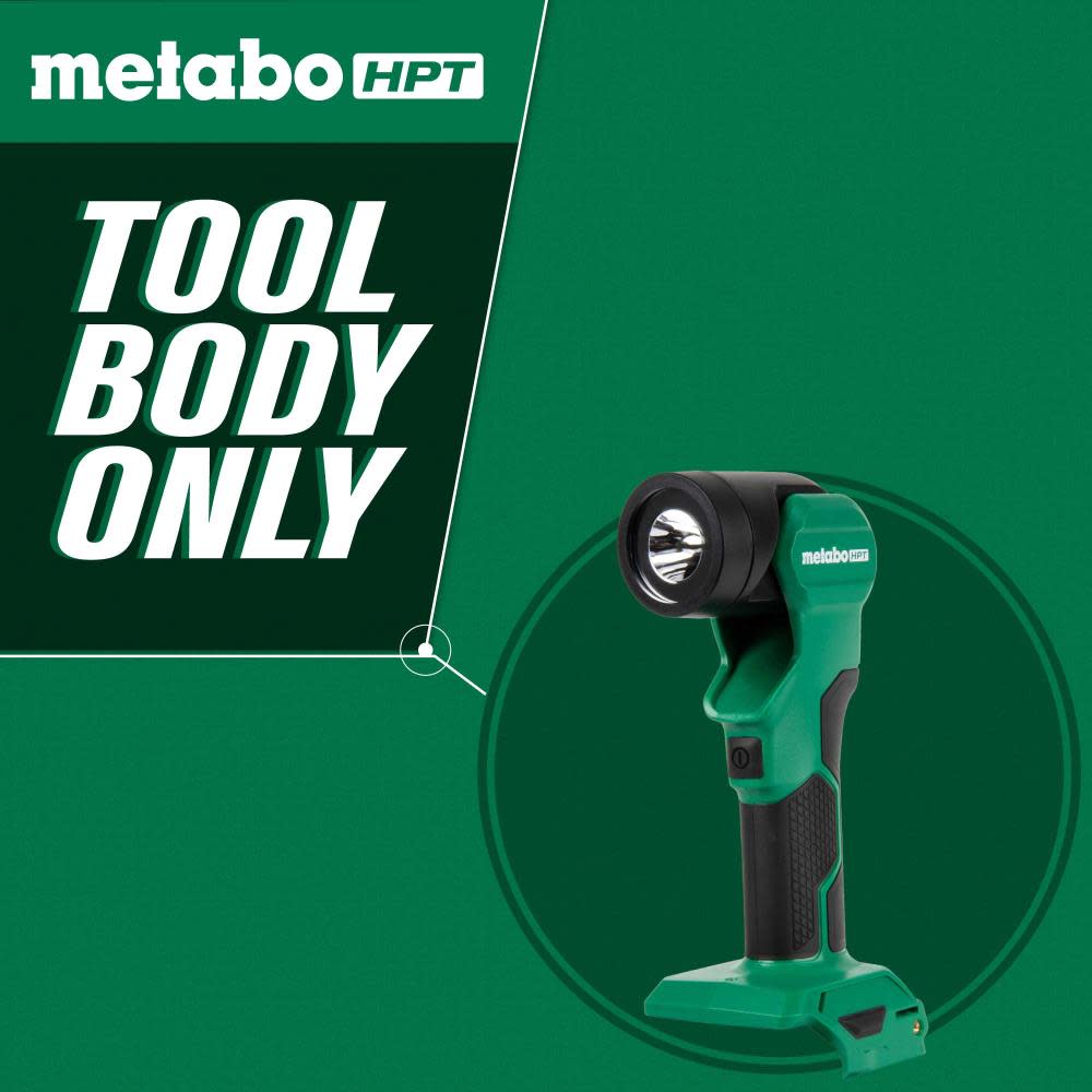 Metabo HPT 18V MultiVolt LED Flashlight Cordless Bare Tool - Flockneti