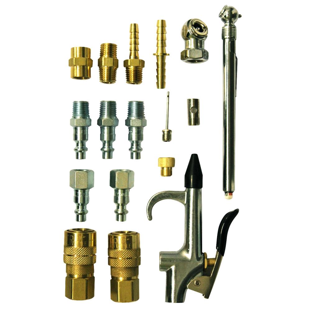 Milton (S-220) Air Compressor Accessory Starter Kit (16-Piece) - Flockneti