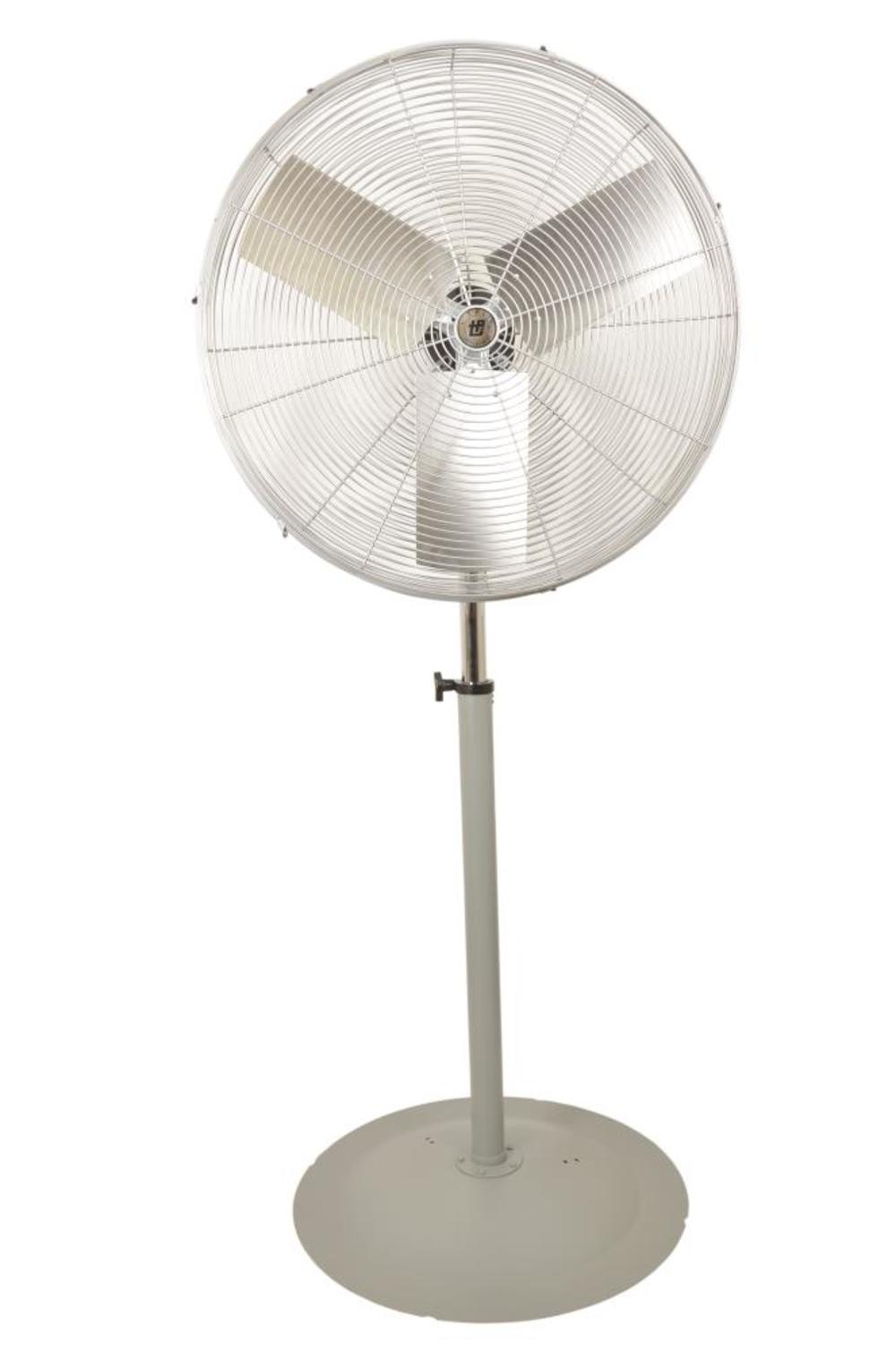 TPI Corporation 24″ Unassembled Air Circulator with Pedestal - Flockneti