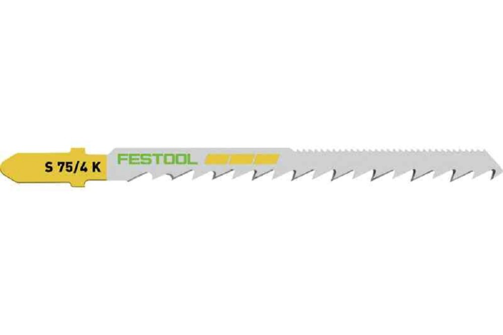 Festool Jigsaw Blades S 75/4 K Scrolling Cut – Pack of 5 - Flockneti