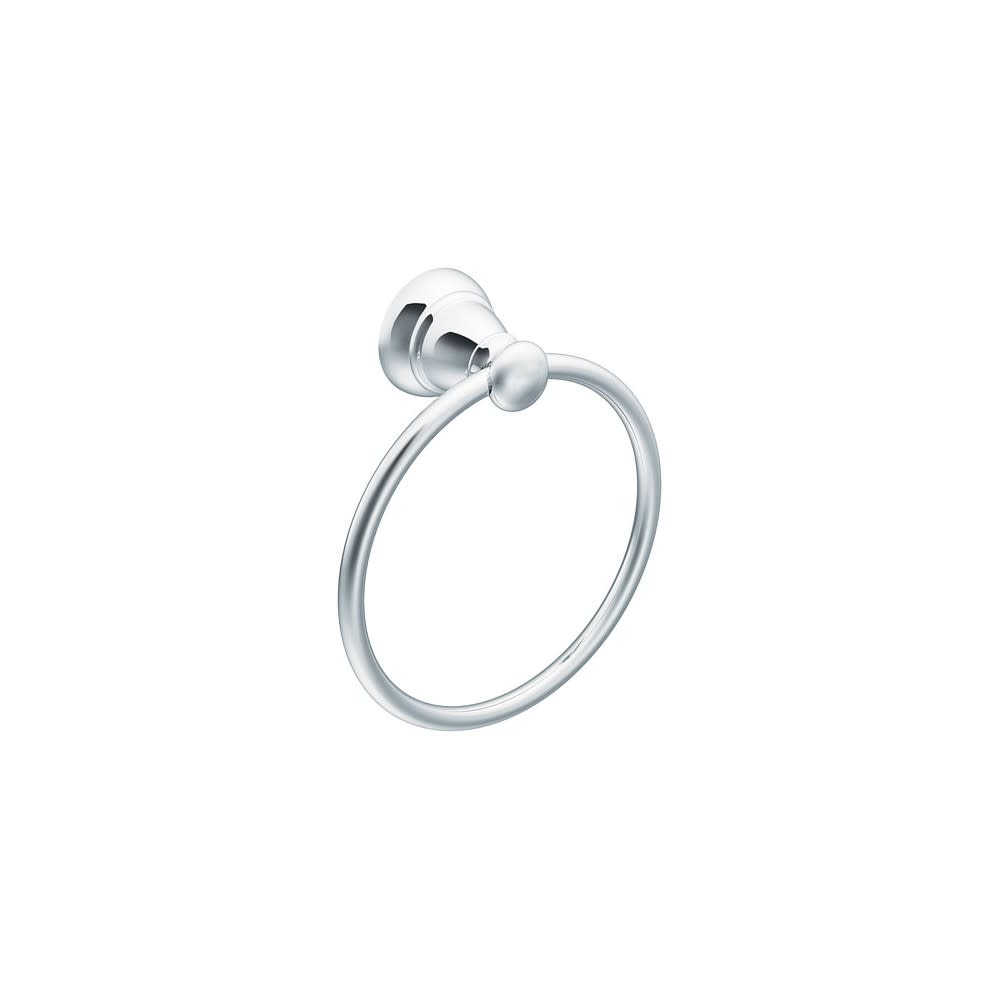 Moen Banbury Towel Ring Chrome Aluminum 6″ - Flockneti