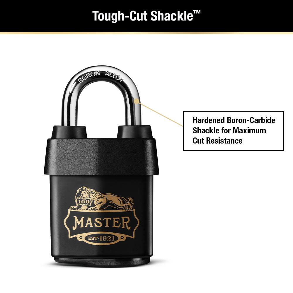 Master Lock 100 Year Celebration Limited Edition Wide Covered Laminated Steel Padlock 2 1/8″ - Flockneti
