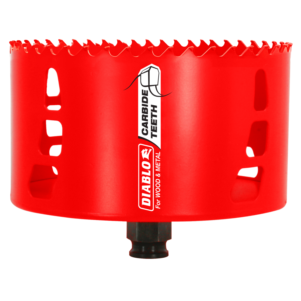 Diablo Tools 4 5/8″ 117mm Carbide Tip Wood & Metal Holesaw - Flockneti