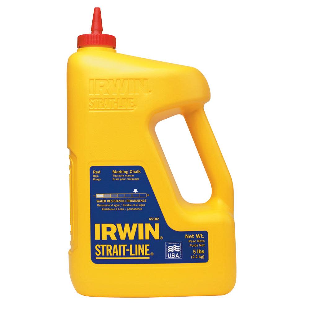 Irwin Chalk 5 lb Red - Flockneti