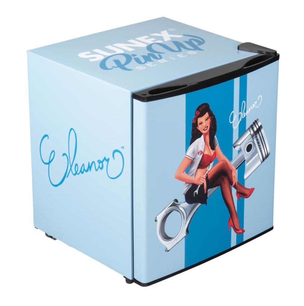 Sunex Eleanor 1.7CuFt Shop Fridge – Pin Up Series - Flockneti