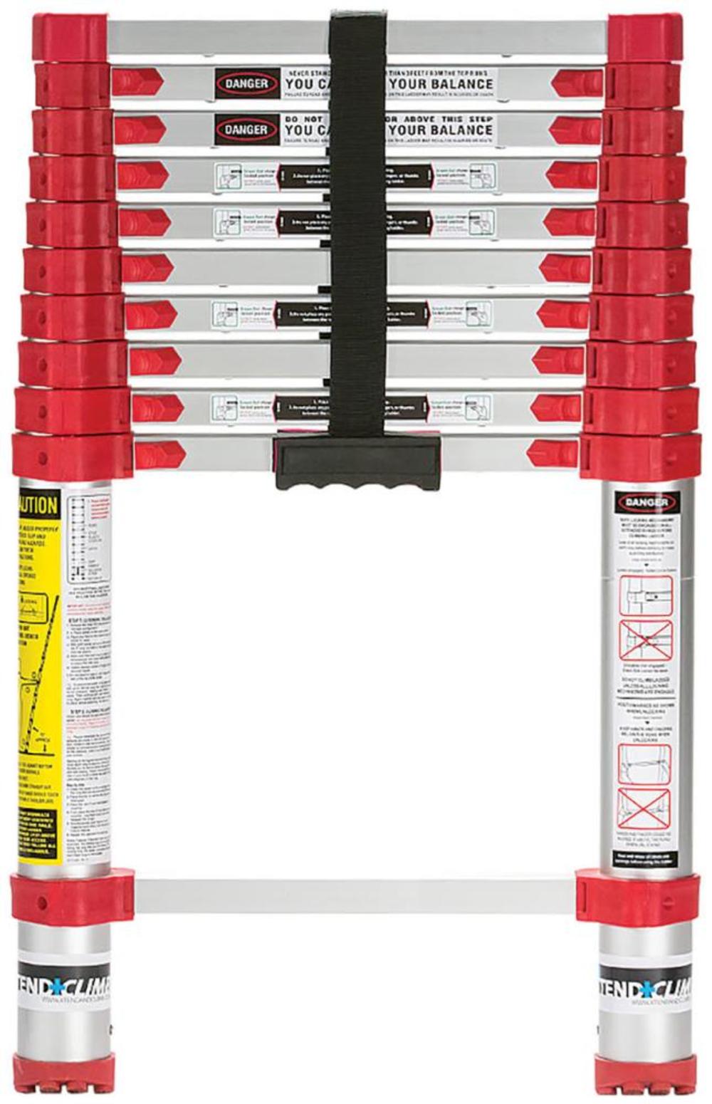 Xtend and Climb Home Series 10.5′ Telescoping Ladder - Flockneti
