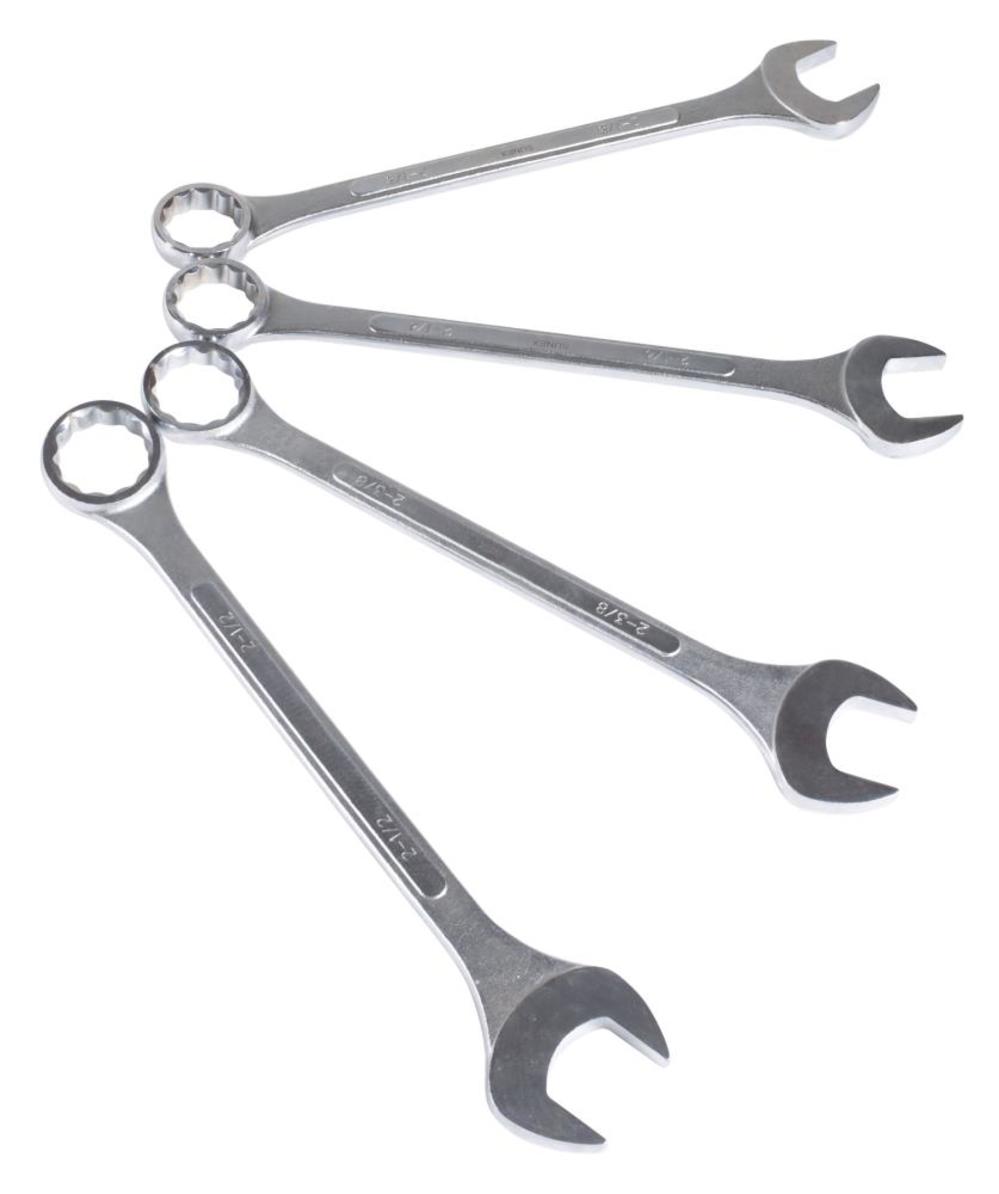 Sunex Raised Panel SAE Super Jumbo Combination Wrench Set 4 pc. - Flockneti