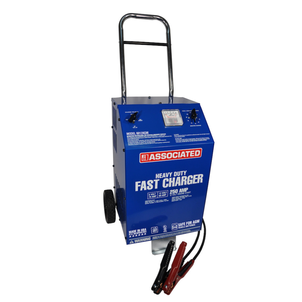 Associated Equipment Associated Equipment 6/12V 70/60A Heavy Duty Fast Wheel Charger - Flockneti