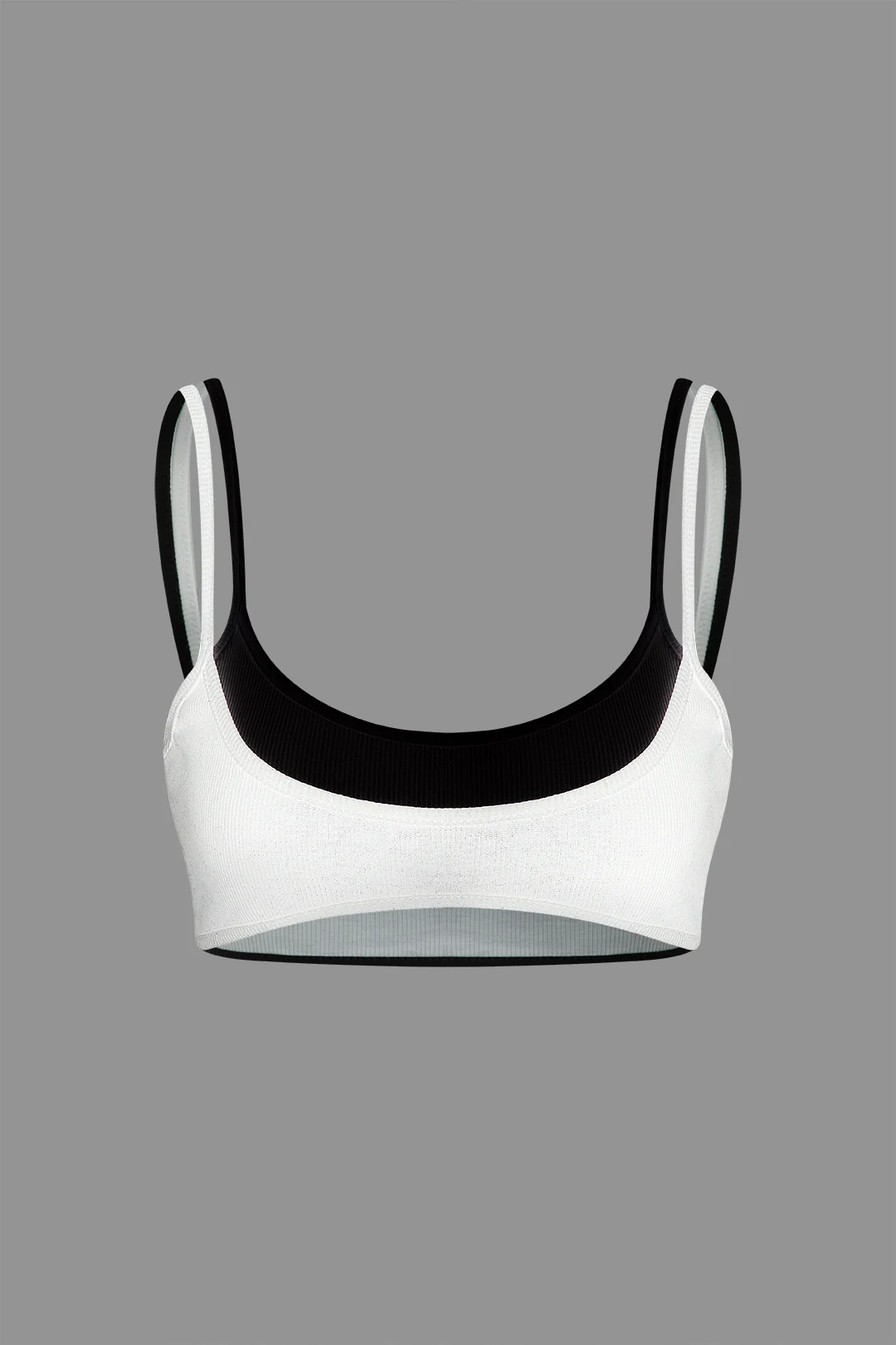 Solid Contrast Cami Top - Flockneti