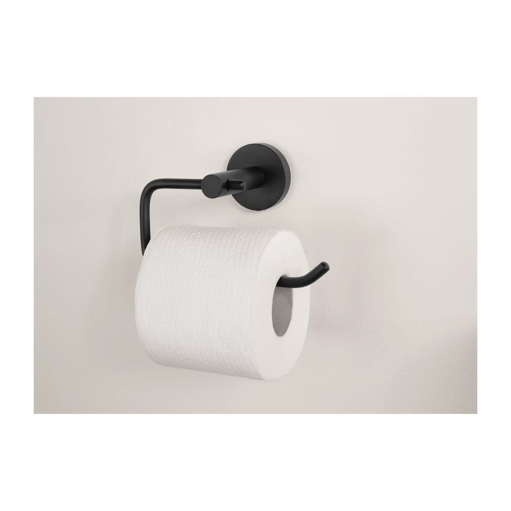 Moen Arlys Paper Holder Matte Black Zinc 6.3″ - Flockneti