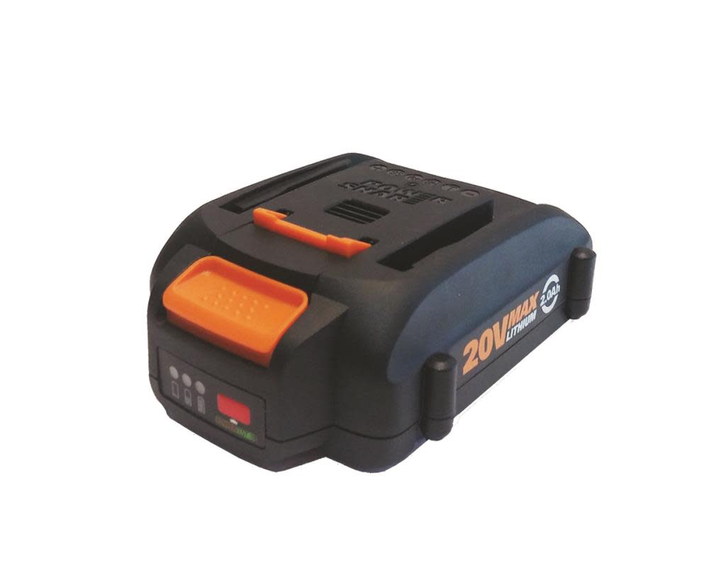 Worx 20-Volt 2.0 Ah Rechargeable Lithium Cordless Power Equipment Battery - Flockneti