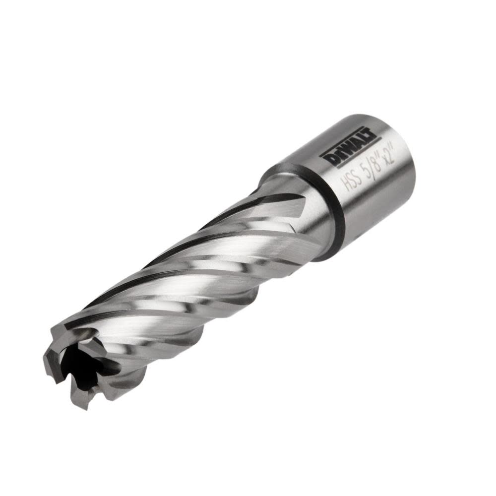 DEWALT Annular Cutter 5/8″ X 2″ HSS 3/4″ Weldon - Flockneti