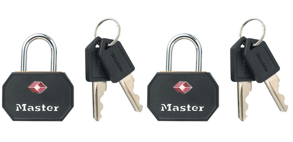 Master Lock 1-1/4 In. (32mm) Wide Solid Metal TSA-Accepted Luggage Lock Black 2 pack – 4681TBLK - Flockneti