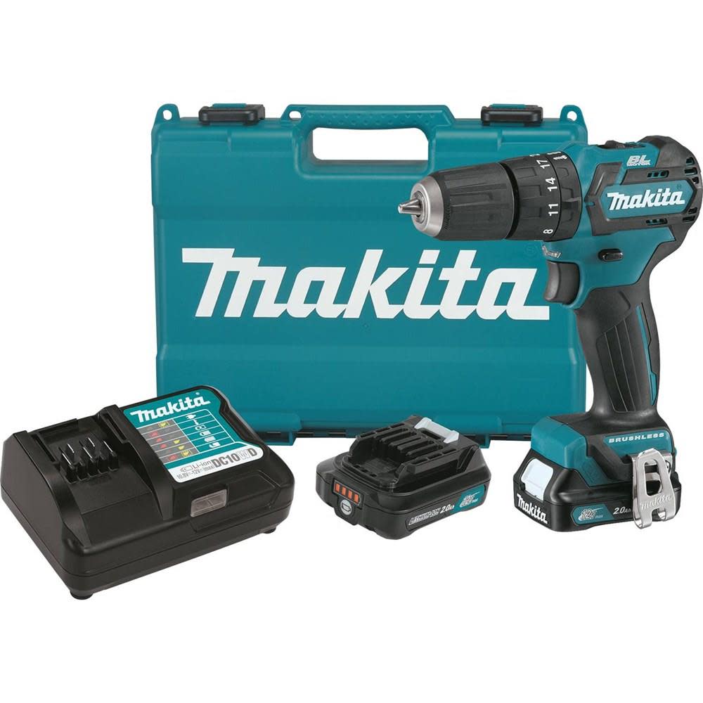 Makita 12V Max CXT 3/8″ Hammer Driver Drill Kit - Flockneti