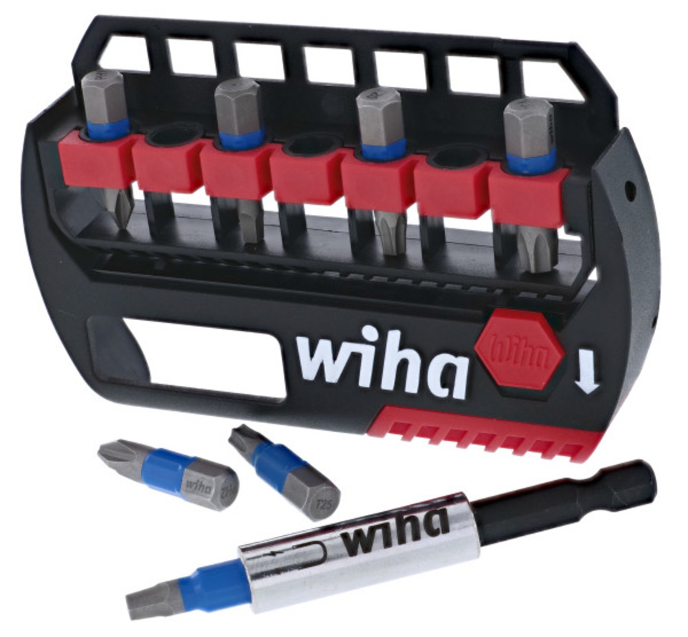 Wiha Impact Bit Set With Magnetic Bit Holder 1″ Bits 8pc - Flockneti