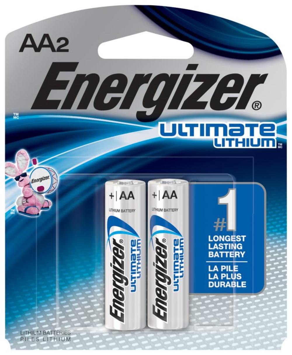Energizer EVER2PK AA Lita Battery - Flockneti