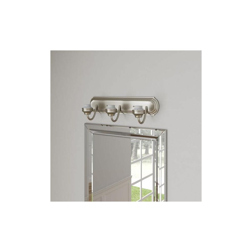 Westinghouse Three-Light Wall Indoor Fixture Brushed Nickel - Flockneti