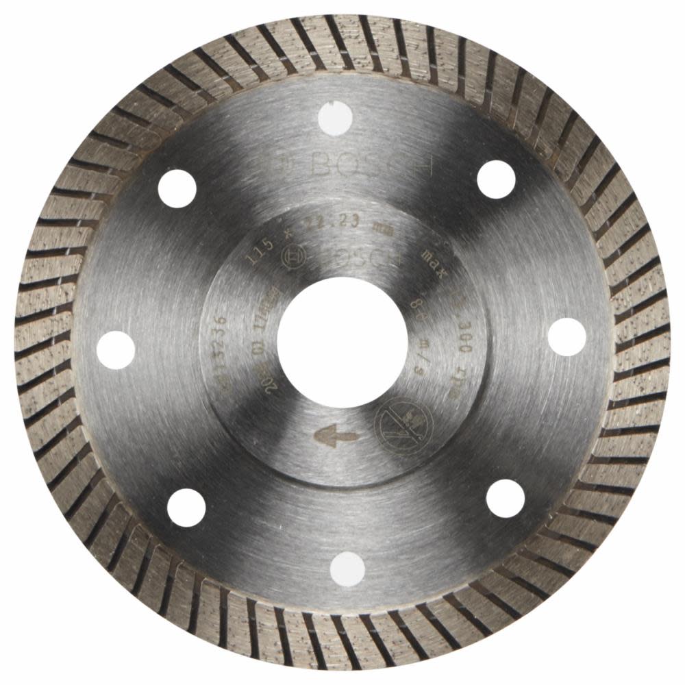 Bosch 4 1/2″ Specialized Turbo Rim Diamond Blade for Porcelain - Flockneti