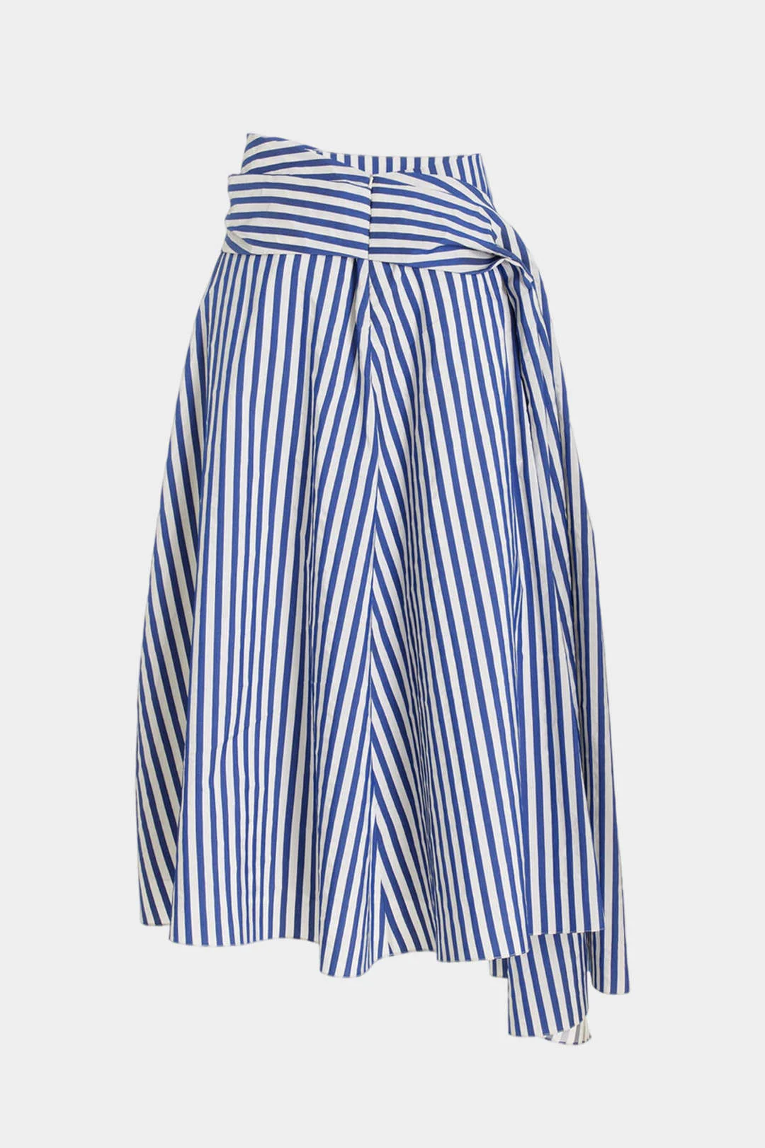 Contrast Stripe Tie Skirt - Flockneti