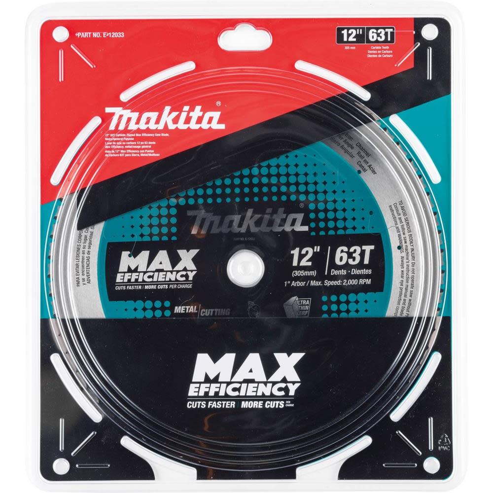 Makita 12″ 63T Saw Blade Metal/General Purpose - Flockneti