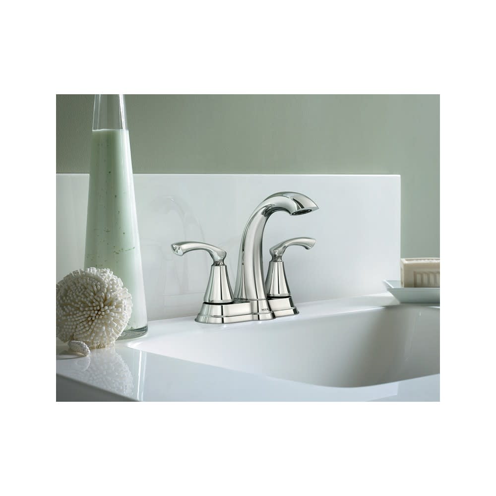 Moen Tiffin Bathroom Lavatory Faucet Chrome 2 Handle High Arc - Flockneti