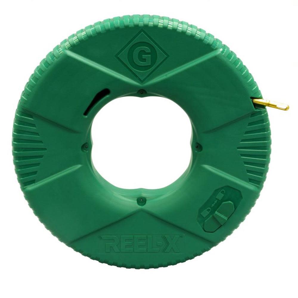 Greenlee Reel-X Fiberglass Non-Conductive Fish Tape 100′ - Flockneti