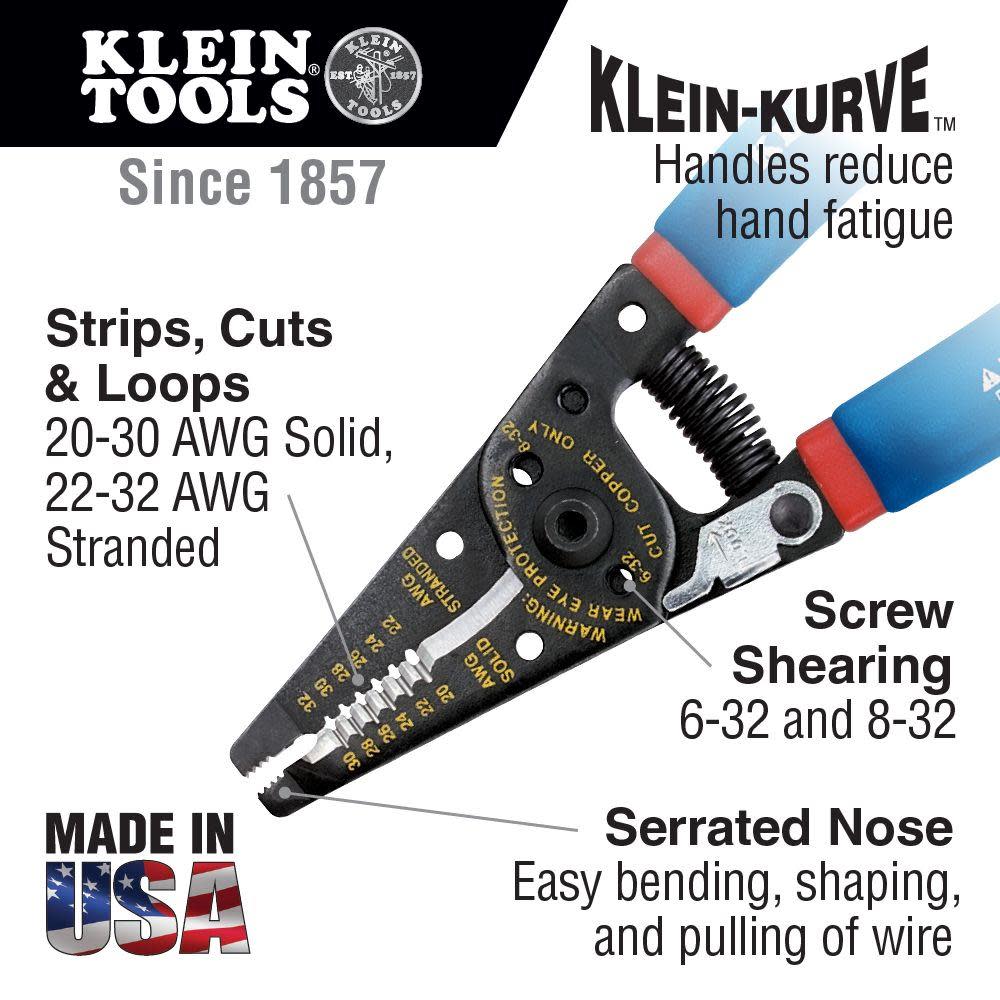 Klein Tools Klein-Kurve Wire Stripper and Cutter - Flockneti