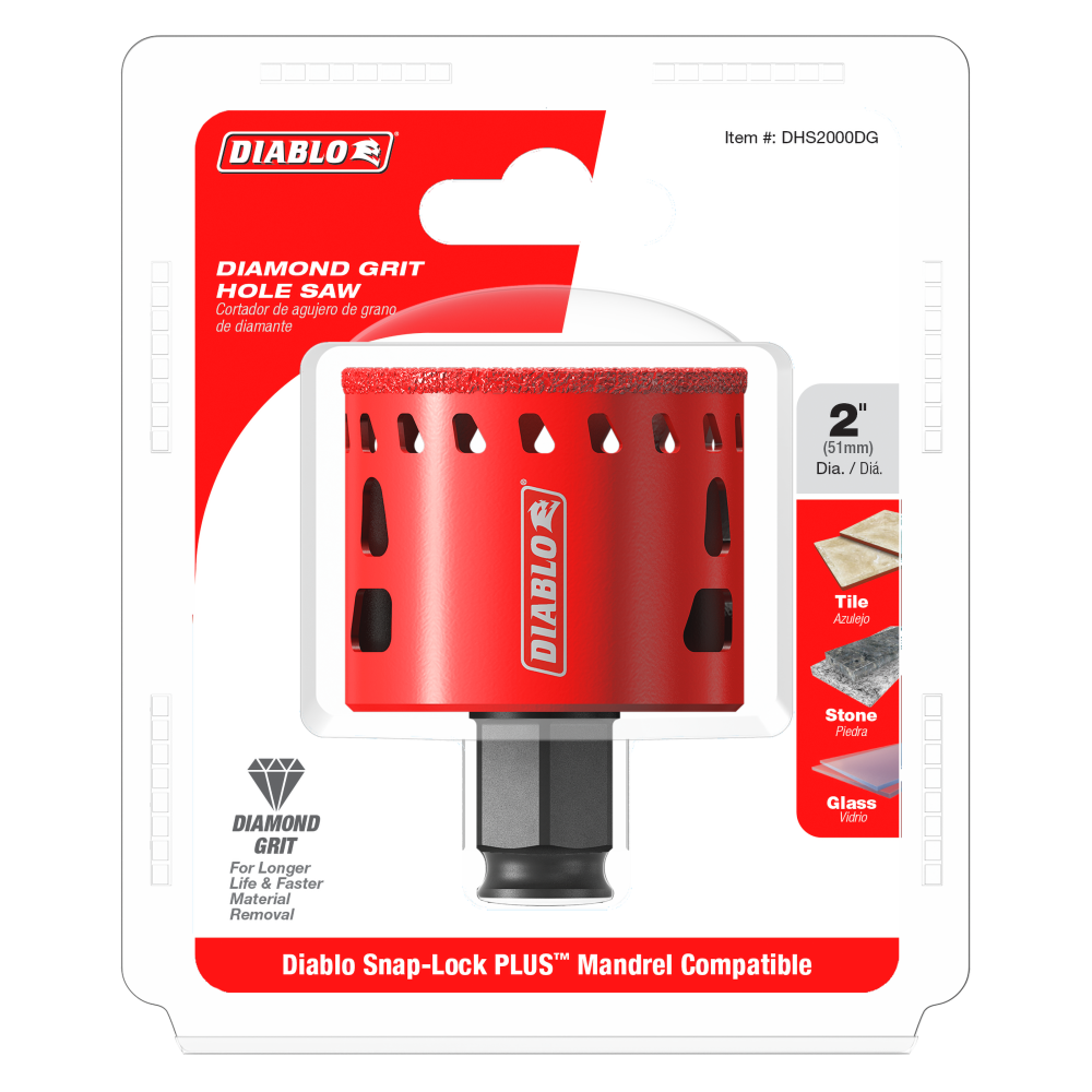 Diablo Tools 2″ Diamond Grit Hole Saws - Flockneti