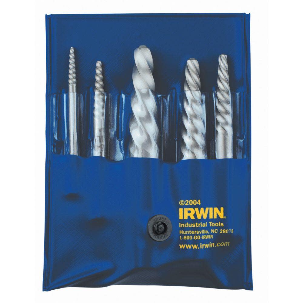 Irwin Spiral Extractor Set 5 Pc. - Flockneti