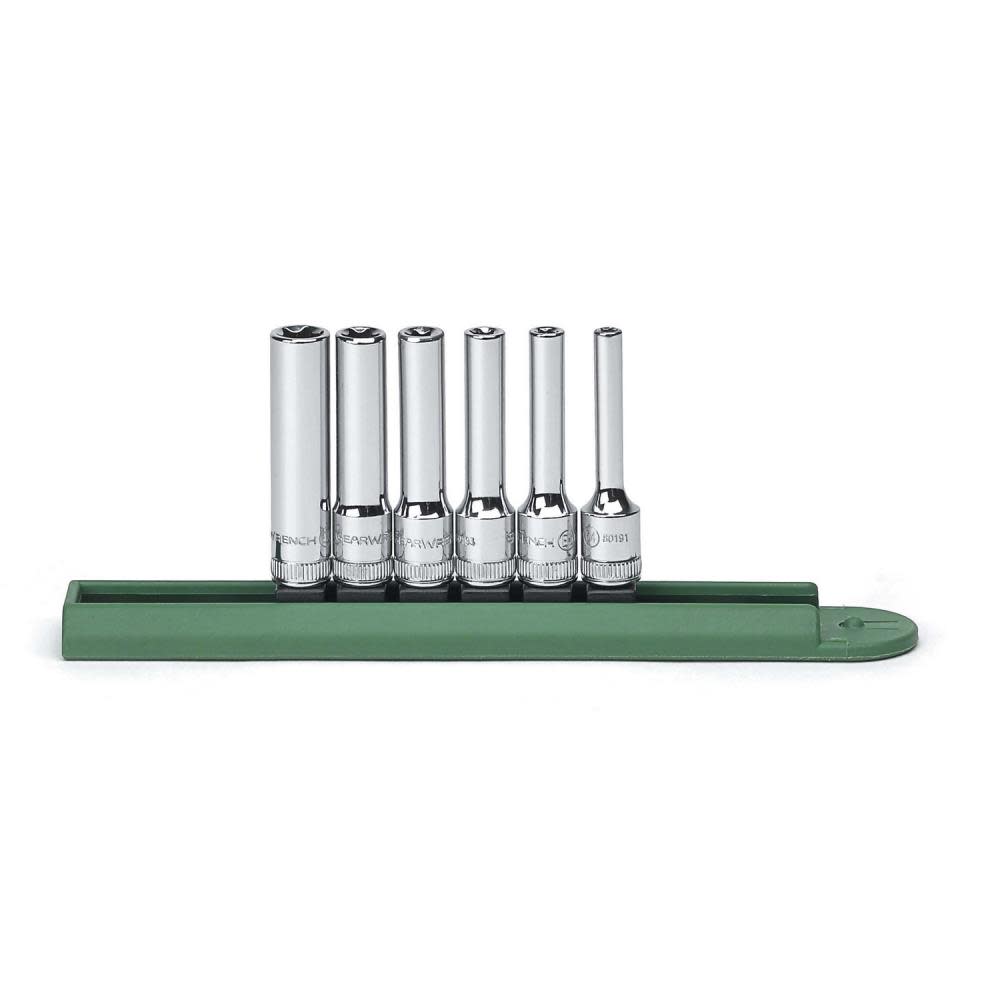 GEARWRENCH 6 Pc 1/4-In Drive Deep External TORX Socket Set - Flockneti