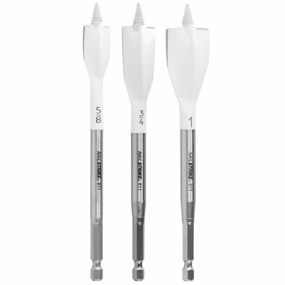 Bosch 3 pc. Nail Strike Wood-Boring Bit Set - Flockneti