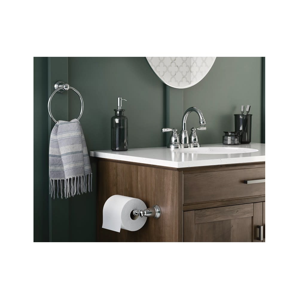 Moen Banbury Bathroom Lavatory Faucet Chrome 2 Handle High Arc - Flockneti