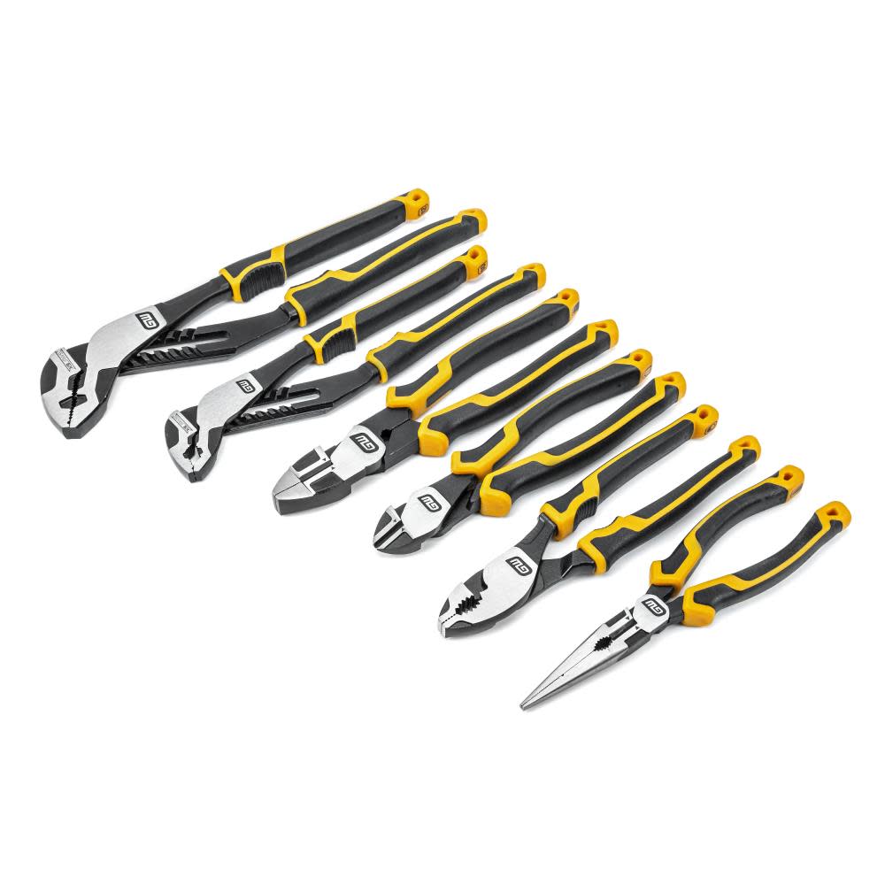GEARWRENCH Pitbull Dual Material Mixed Plier 6 Piece Set - Flockneti