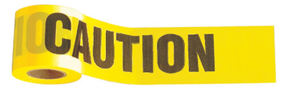 Johnson Level Yellow Caution Tape - Flockneti