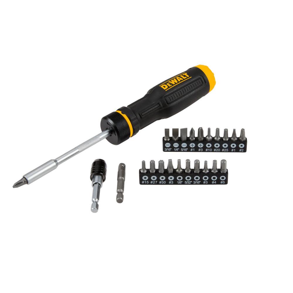 DEWALT MAXFIT Screwdriver Ratcheting Multi Bit 23pc - Flockneti