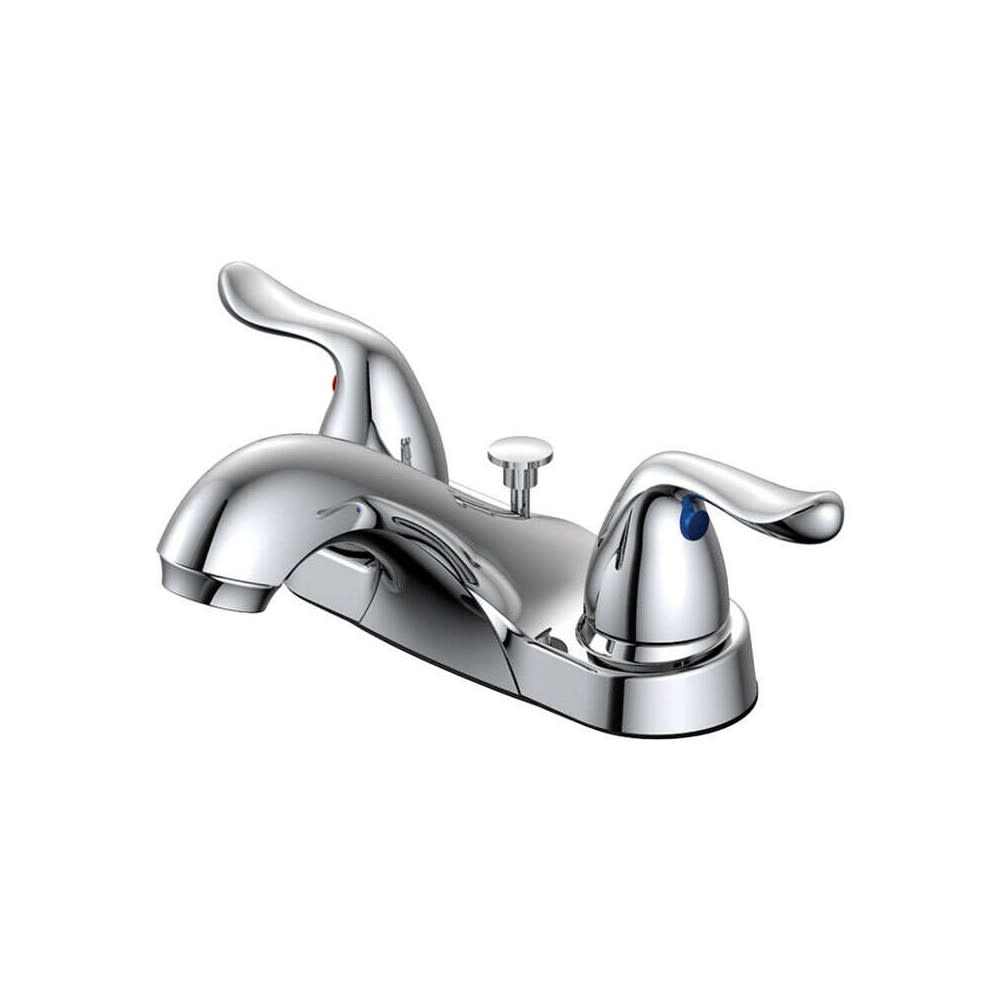 Oakbrook Lavatory Pop Up Faucet Two Handle Chrome - Flockneti