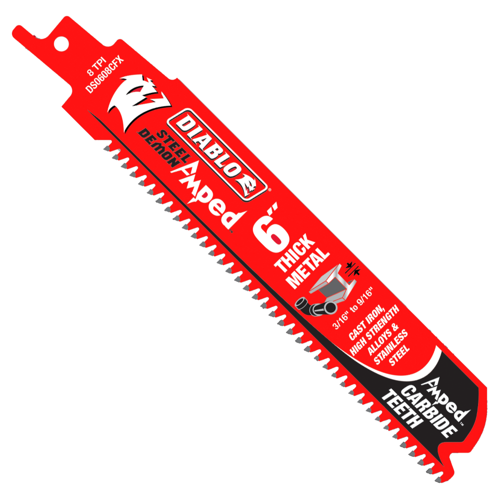 Diablo Tools 6″ Steel Demon Amped Carbide Blades for Thick Metal Cutting - Flockneti